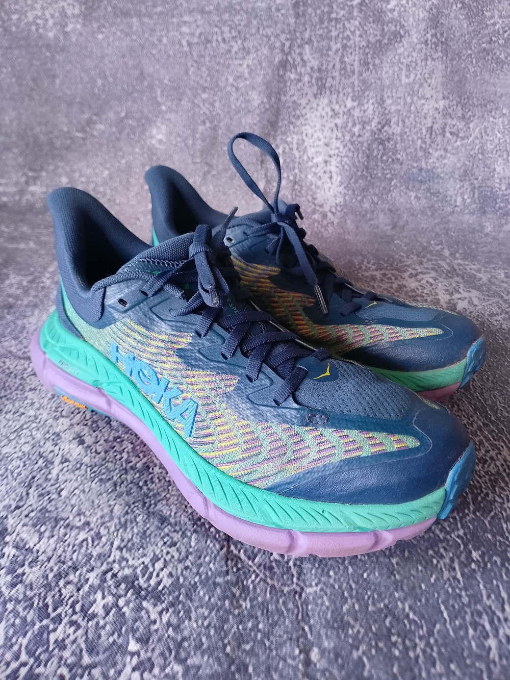 Hoka One Mafate Speed 4 Women's Running Shoes Strata and Tech Green
